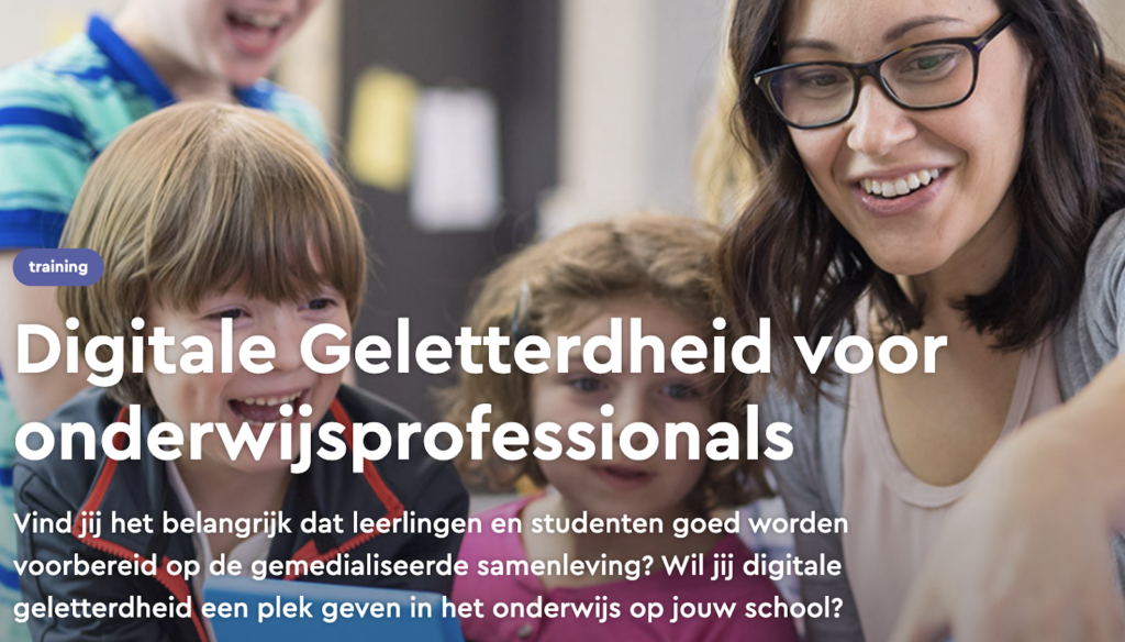 digitale geletterdheid voor onderwijsprofessionals