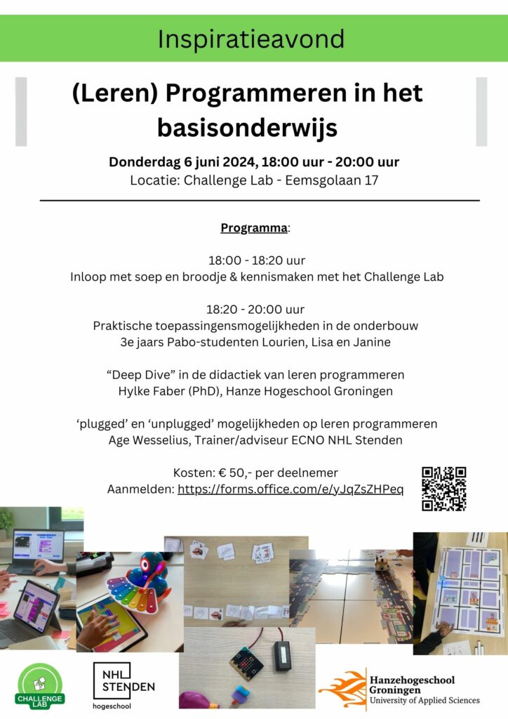 inspiratieavond leren programmeren in het basisonderwijs